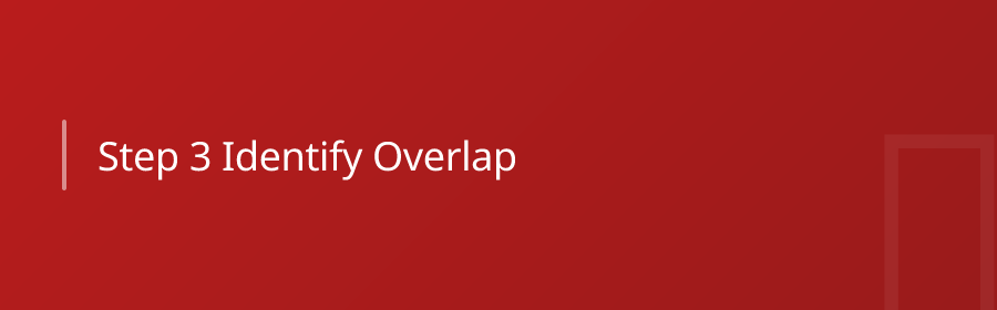 Step 3: Identify Overlap