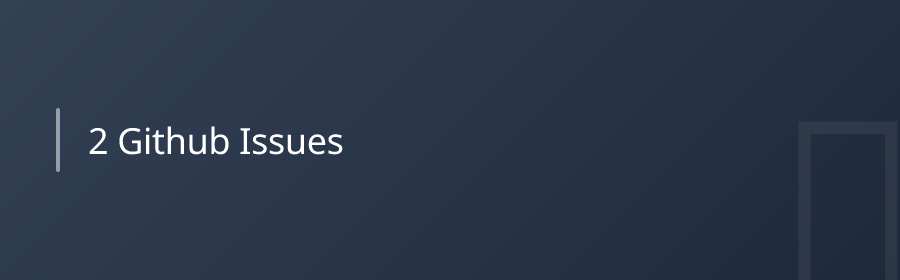 2. GitHub Issues